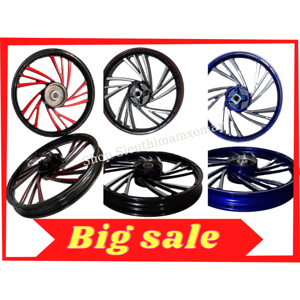 Mâm quạt xoáy dùng cho xe Wave Blade / WS110 / RSX / Future 125 / Fuled thắng đĩa