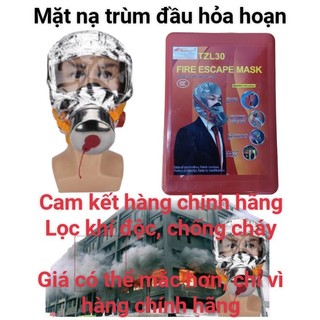 Mặt nạ trùm đầu thoát hiểm hỏa hoạn, mặt nạ chống khí độc, chống cháy