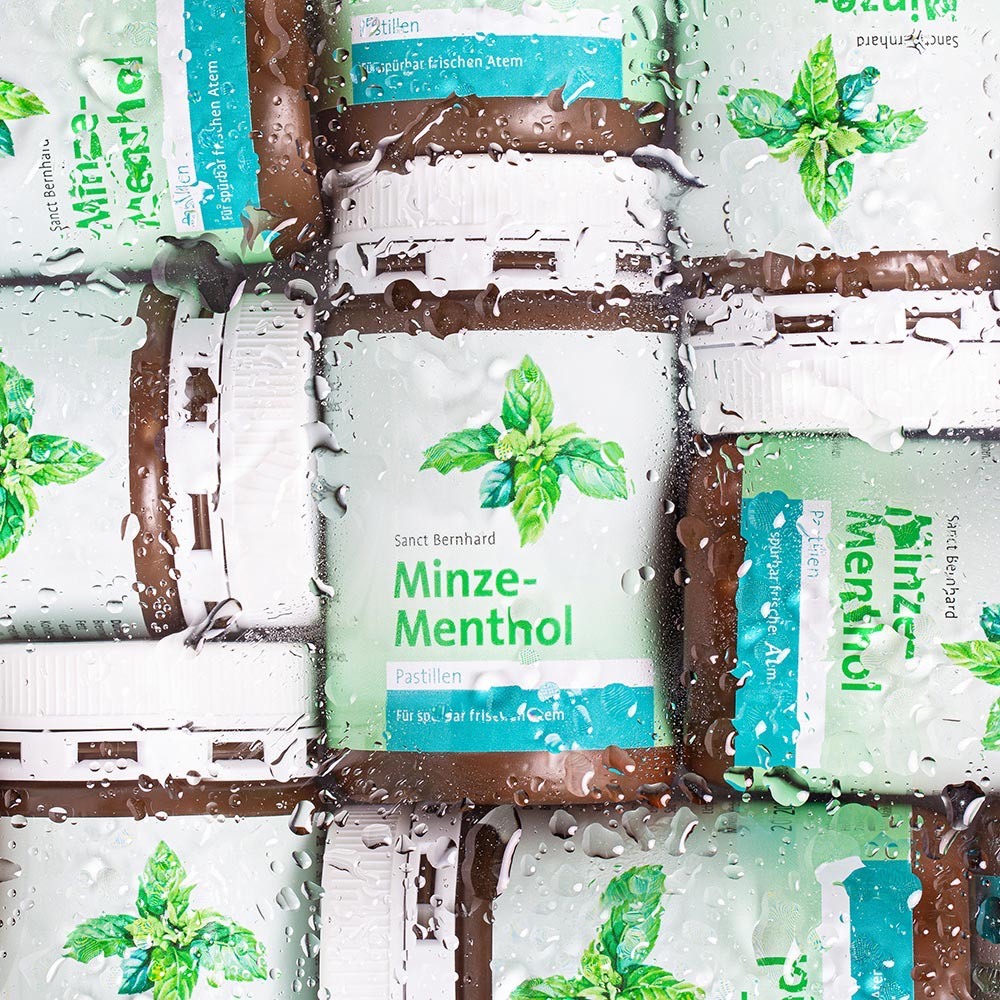 Kẹo ngậm ho, thông cổ, sạch họng thơm miệng Sanct Berhard Menthol hương bạc hà và khuynh diệp của Đức