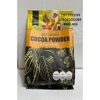 Bột Cacao Đắng Nguyên Chất Dans gói 500g