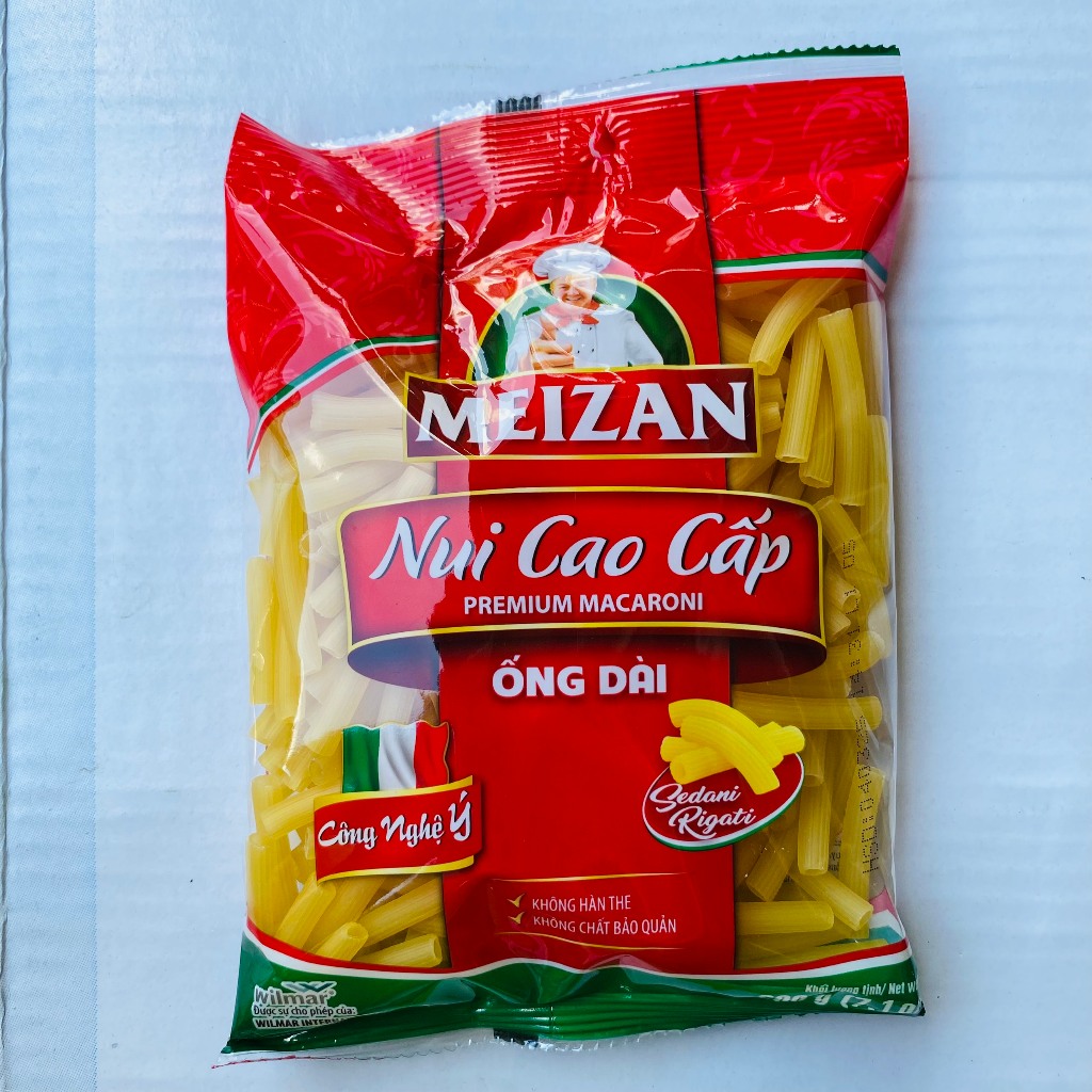 Nui meizan cao cấp ống dài gói 200g