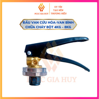 Van đầu bình cứu hoả, đầu bình chữa cháy loại bột 4kg - 8kg