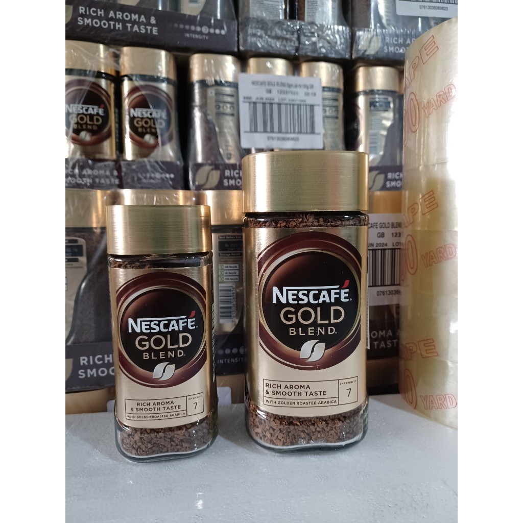 CÀ PHÊ HÒA TAN ARABICA NESCAFE' GOLD BLEND DATE T2/2024