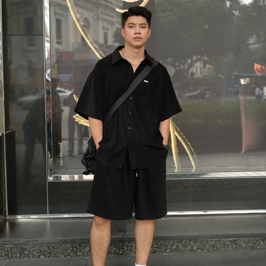 Áo sơ mi ngắn tay nam thời trang HIGHWAY MENSWEAR Premium Ferro