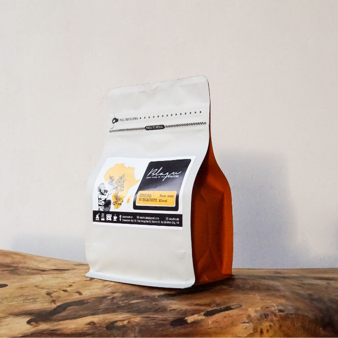 Cà phê Blagu hạt đã rang, Ethiopia W. Yirgacheffe | Dòng Cà Phê Đặc Sản | 100% Arabica - Heirloom | Light Medium 250g