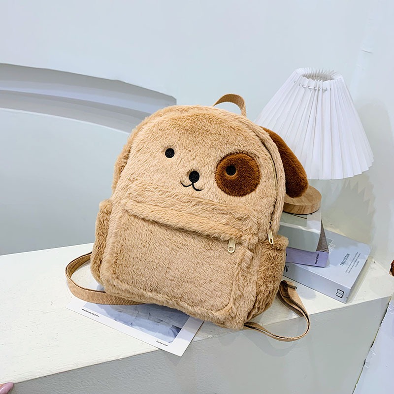 Balo Hoạt Hình Chó Nâu Bản Cao Cấp Dày Dặn Cỡ Lớn