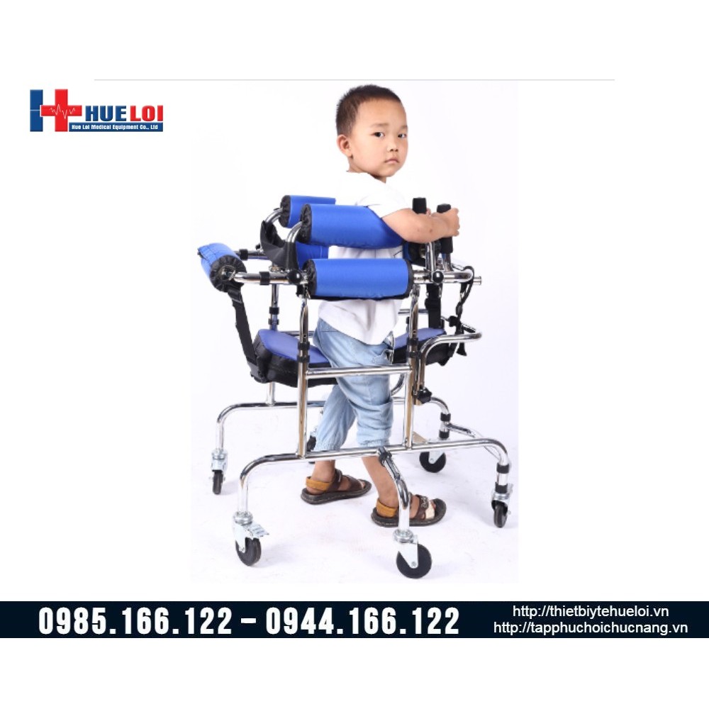 Khung tập đi cho bé bại não, Xe tập đi cho trẻ bị viêm não Nhật bản, Xe  tập đi cho trẻ khuyết tật