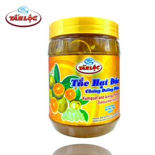 Tắc Hạt Đác Chưng Đường Phèn Hũ 900g TẤN LỘC