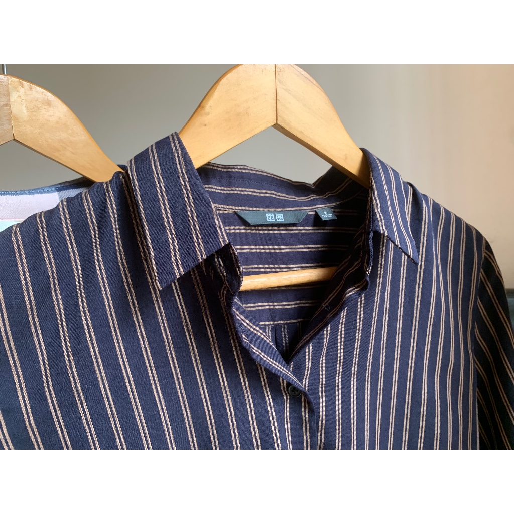 Áo sơmi sọc tay dài UNIQ.LO