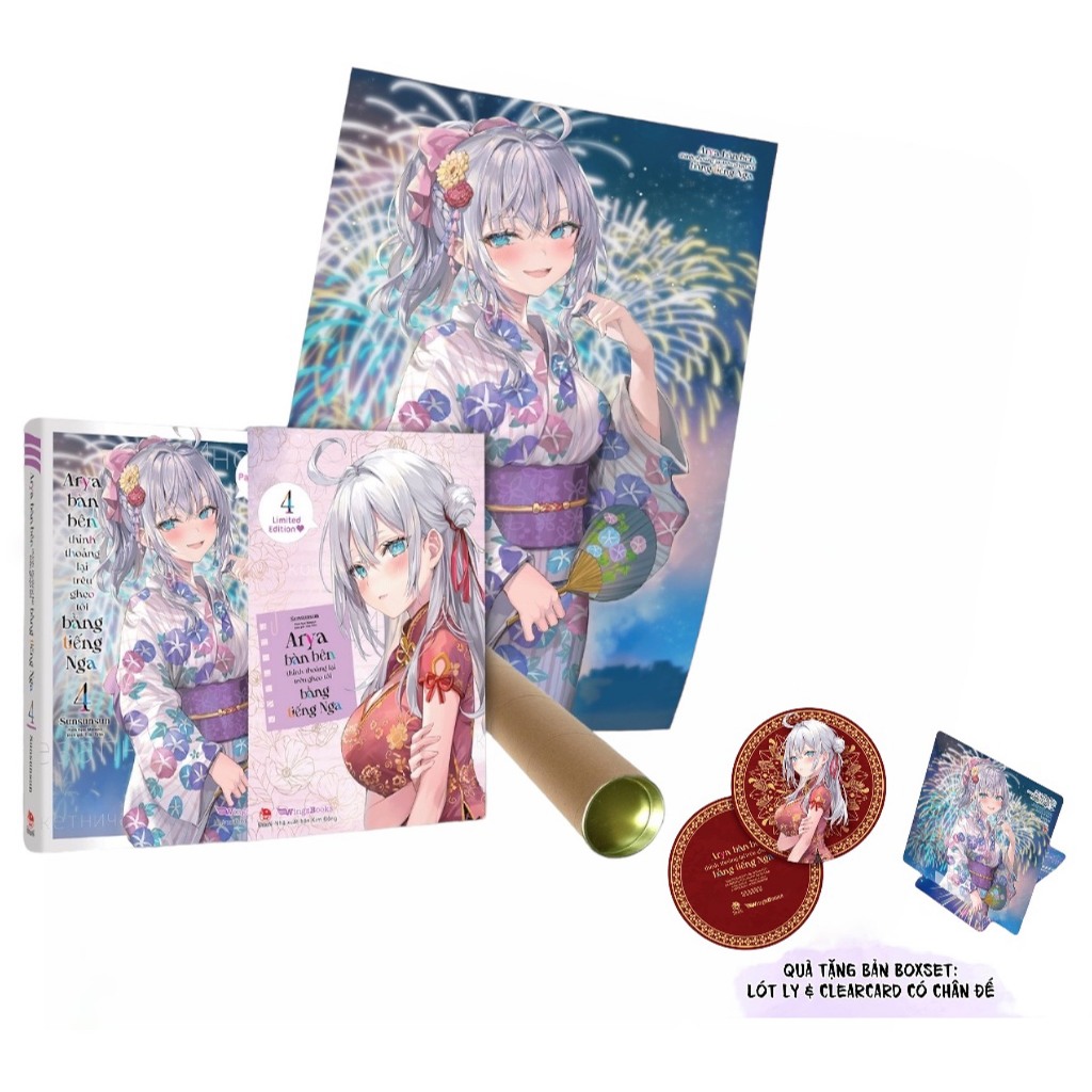 Truyện tranh - Arya Bàn Bên Thỉnh Thoảng Lại Trêu Ghẹo Tôi Bằng Tiếng Nga – Tập 3 4 - Thường và Limited Boxset - Poster