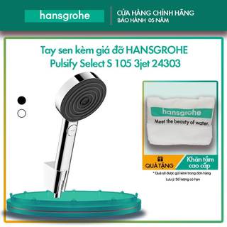 Tay sen kèm giá đỡ hansgrohe Pulsify Select S 105 3jet 24303