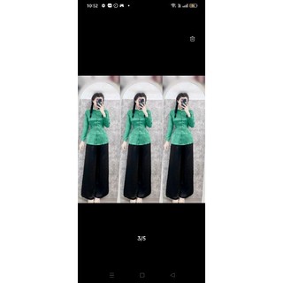 Sét áo bà ba quần ống rộng.