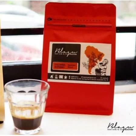 Cà phê Blagu Hạt Đã Rang, Colombia Supremo | Dòng Cà Phê Cao Cấp | 100% Arabica - Typica |  Medium