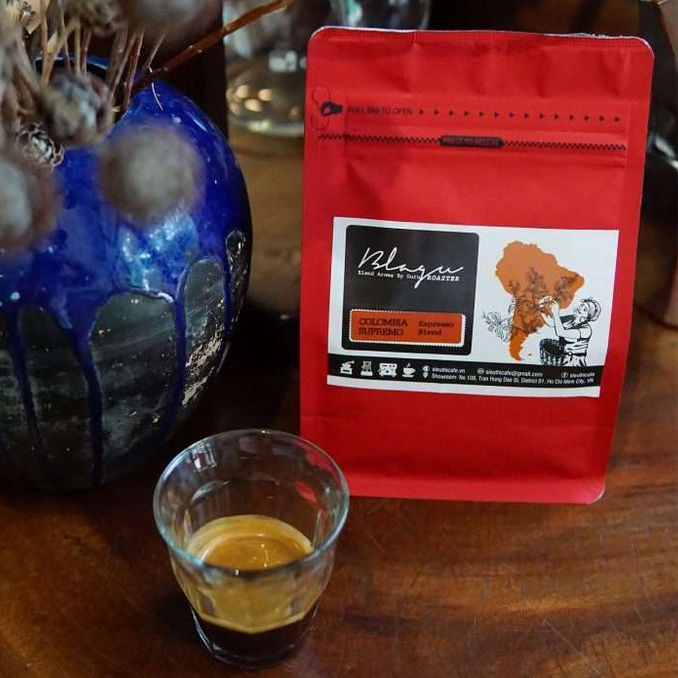 Cà phê Blagu Hạt Đã Rang, Colombia Supremo | Dòng Cà Phê Cao Cấp | 100% Arabica - Typica |  Medium