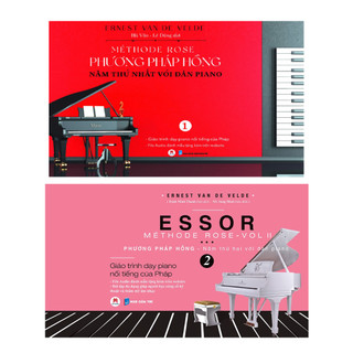 Sách - Combo Phương pháp hồng năm thứ nhất và năm thư 2 với đàn Piano (tái bản 2022)