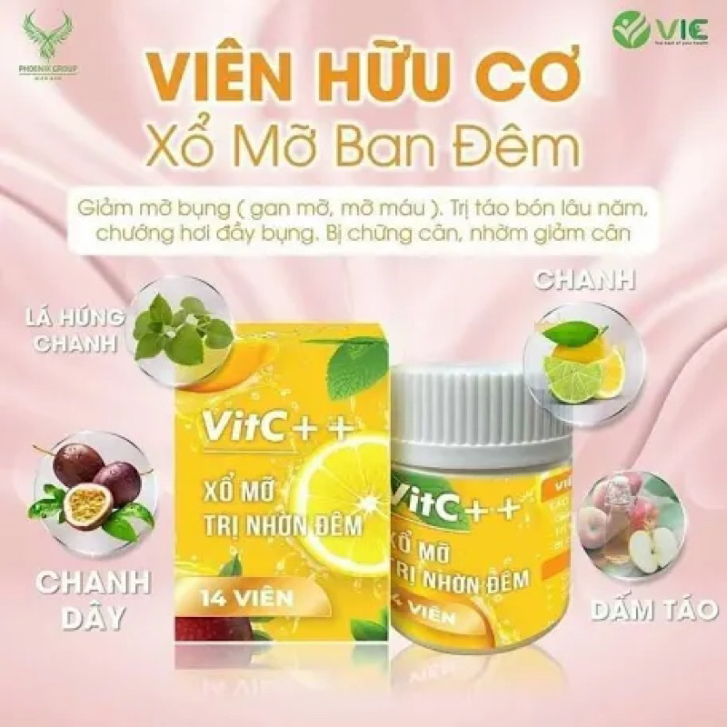 Viên xổ mỡ ban đêm vit c