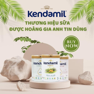 Sữa Kendamil Organic lon 800g số 1,2,3 tem phụ, tem chống giả