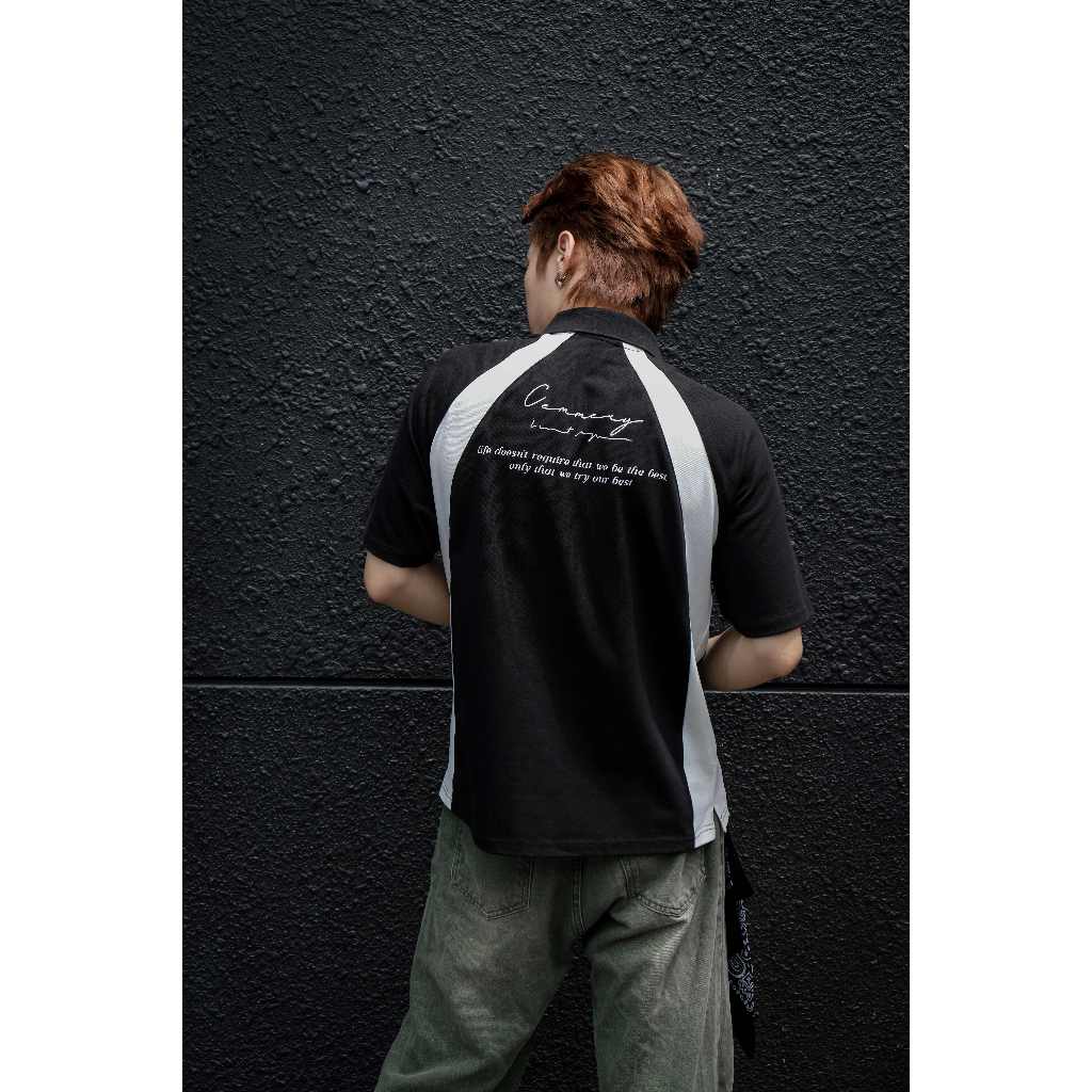 Áo Polo Local Brand CEMMERY TRIP POLO, polo unisex vải CVC 250gsm chống nhăn 4 màu