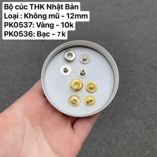 Bộ cúc bấm 4 chi tiết THK - Phụ kiện làm túi ví cao cấp - Phụ kiện làm đồ da cao cấp