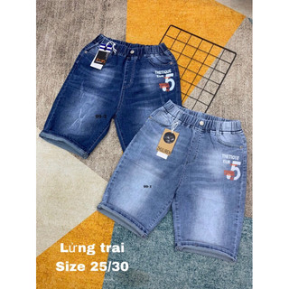 Quần jean lửng bé trai cao cấp 37-65kg, jean quảng châu cho bé trai