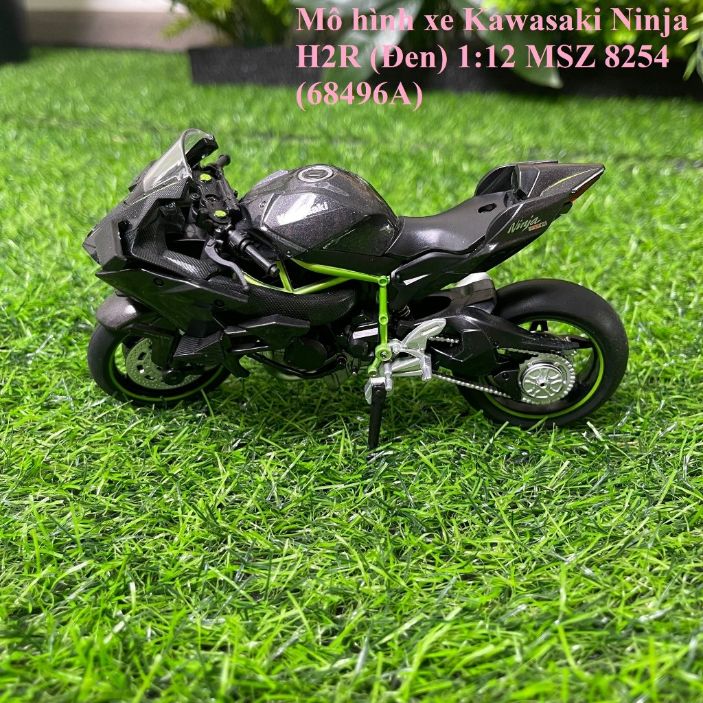 Mô hình xe Kawasaki Ninja H2R (Đen) 1:12 MSZ 8254 (68496A)