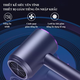 Máy sấy tóc mini 2 chiều nóng - lạnh, tích hợp ION âm, 3 chế độ sấy bảo hành 1 năm