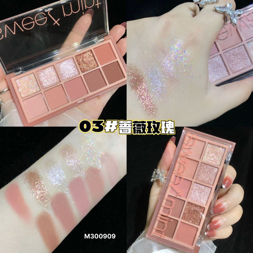 Phấn mắt 10 ô hàng nội địa Trung cho chị em làm đẹp đôi mắt HCOM485