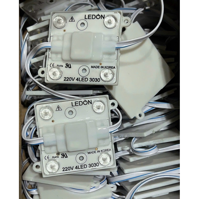 LED 4 Bóng Lồi Điện 220Vol 65x65 - Dây 20 Con Không Cần Nguồn