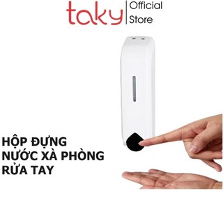 Hộp Đựng Nước Rửa Tay - Taky, Treo Tường Cao Cấp, Nút Bấm Nhẹ, Êm Ái, Kiểu Dáng Đẹp, An Toàn Cho Gia Đình Bạn 5410