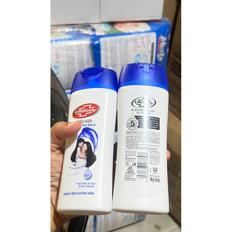 Dầu gội Lifebuoy tóc dày và óng ả 140g