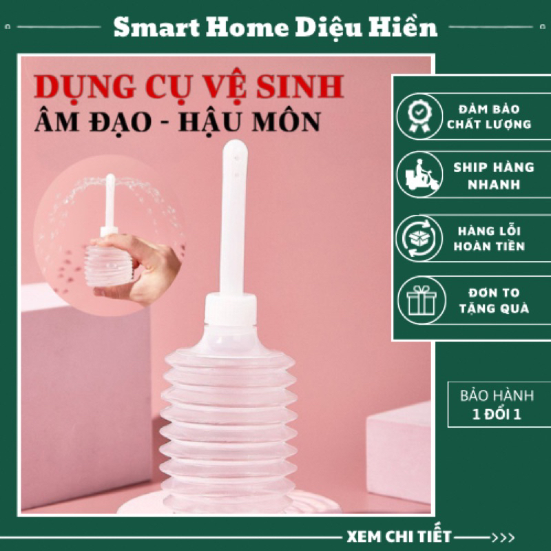 ORDER SỈ GIÁ TỐT - Dụng cụ thụt rửa hậu môn bình xịt rửa vệ sinh âm đạo phụ nữ hỗ trợ điều trị phụ khoa dung tích 200ml