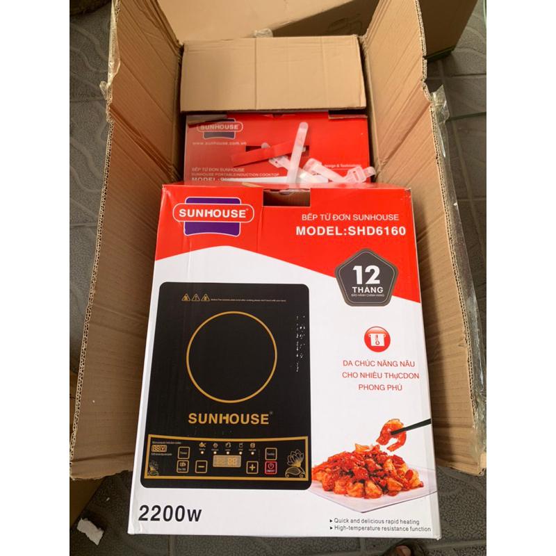 Bếp từ Đơn Sunhouse - CS 2200W - Nấu nhanh, siêu bền