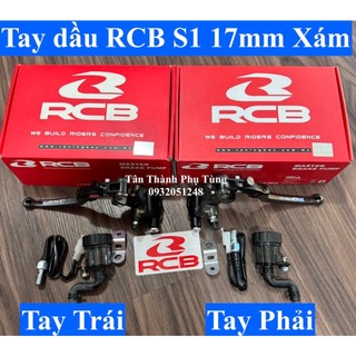 Tay thắng bình dầu rời RCB S1 17mm chính hãng màu xám: Tay trái , phải