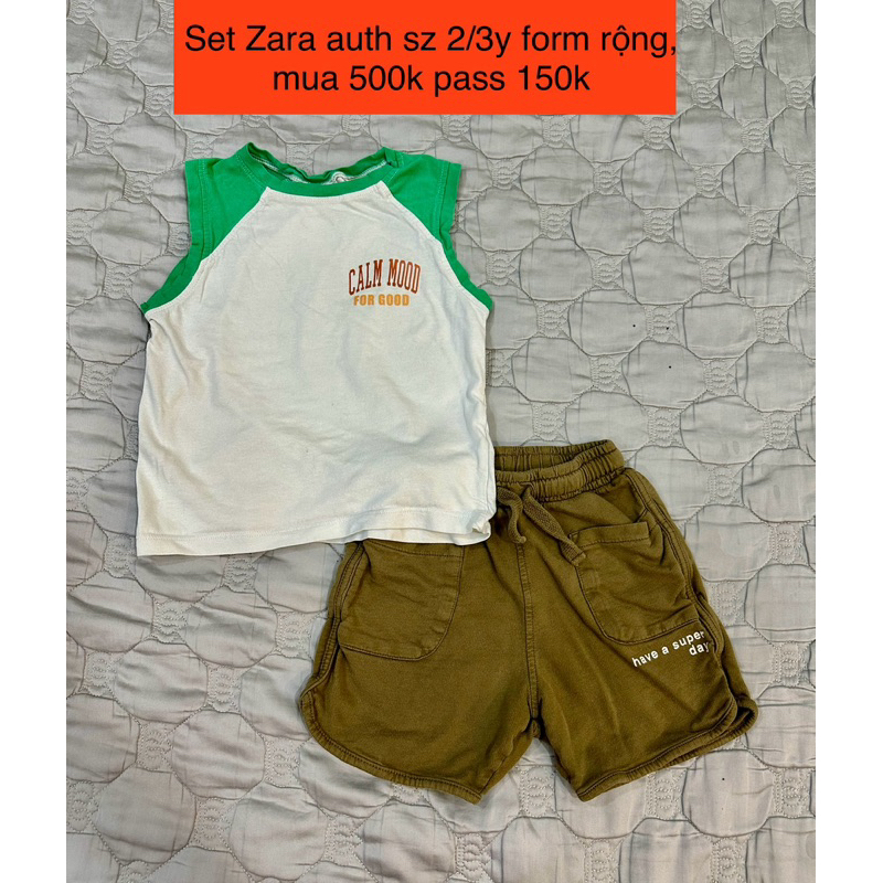 THANH LÝ BỘ BA LỖ BÉ TRAI ZA.RA NEXT UK AUTH