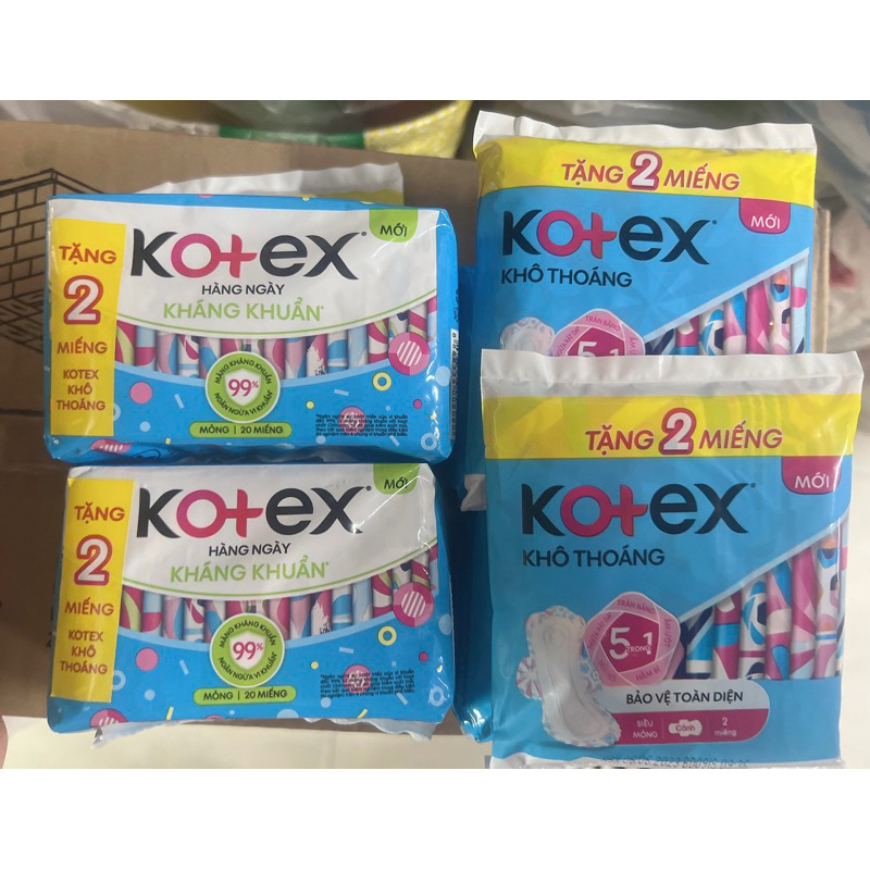 Băng vệ sinh Kotex hằng ngày gói 20 miếng