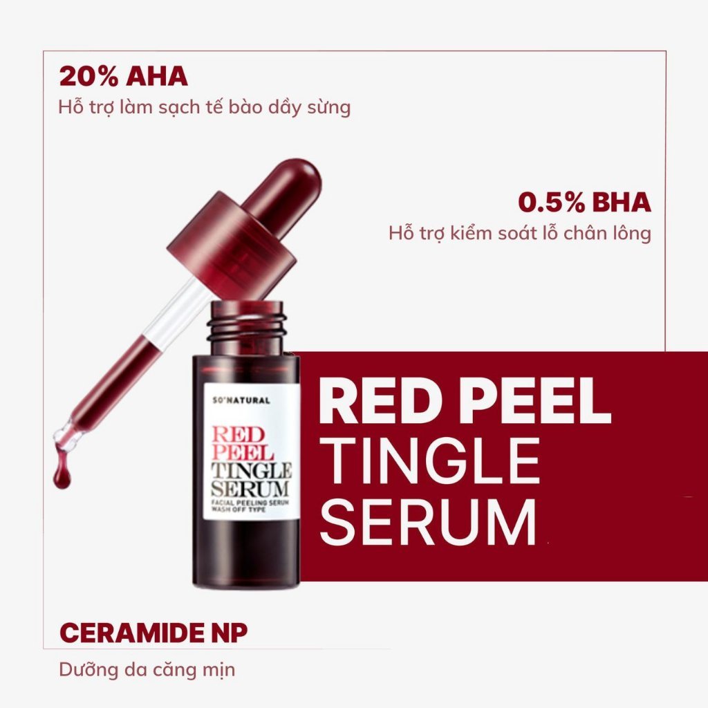 Tinh chất Peel da RED PEEL Tingle Serum Facial Peeling Serum Wash Off dung tích 11ml Giúp tái tạo và phục hồi làn da