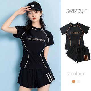 Đồ bơi nữ 2 mảnh quần đùi và áo ngắn tay phù hợp đi biển, hồ bơi BIKINI-10