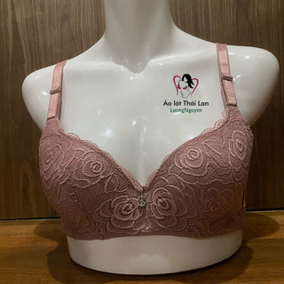 Áo lót nữ áo ngực ren Thái lan mút mỏng có gọng bigsize cup B Sister Hood 937 size 36 đến size 42 thời trang nữ