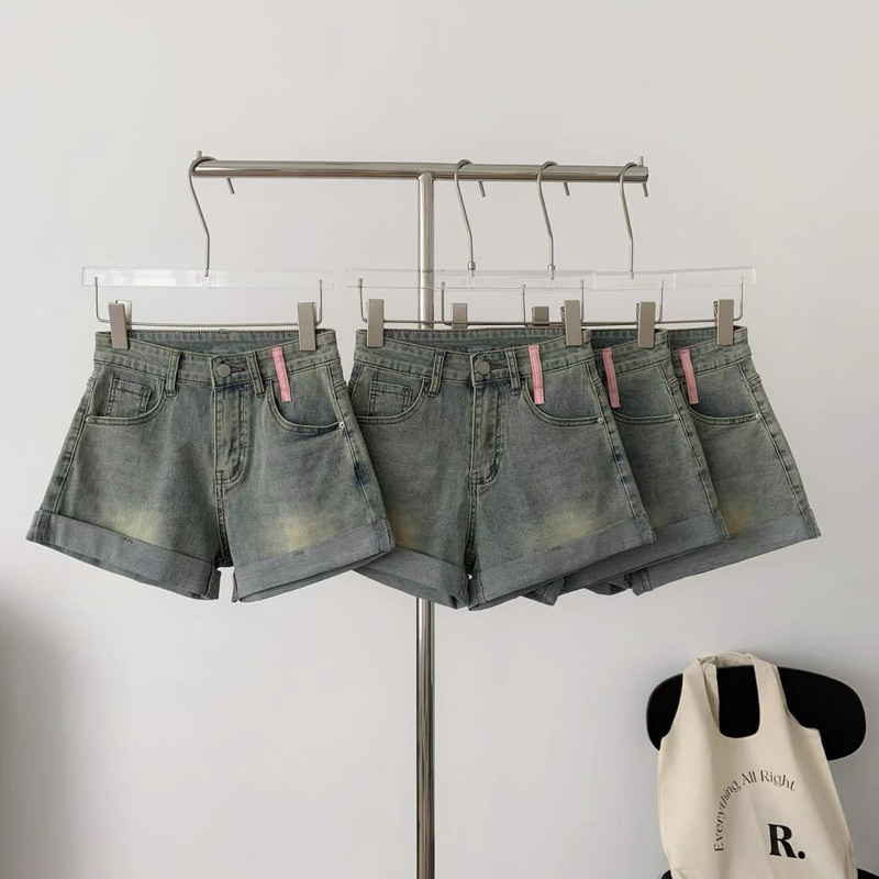 Quần Jean Nữ Quần Nữ Lưng Cao tui hop Chất Vãi Dày Dặn