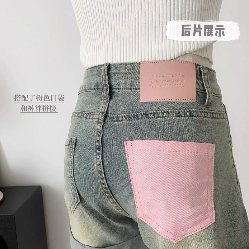 Quần Jean Nữ Quần Nữ Lưng Cao tui hop Chất Vãi Dày Dặn