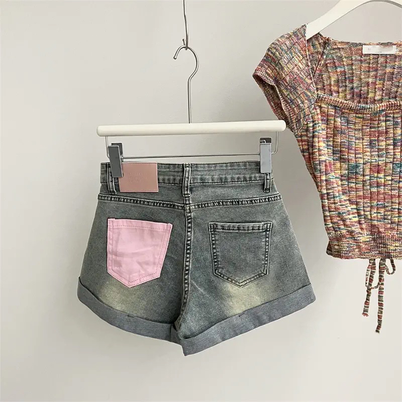 Quần Jean Nữ Quần Nữ Lưng Cao tui hop Chất Vãi Dày Dặn