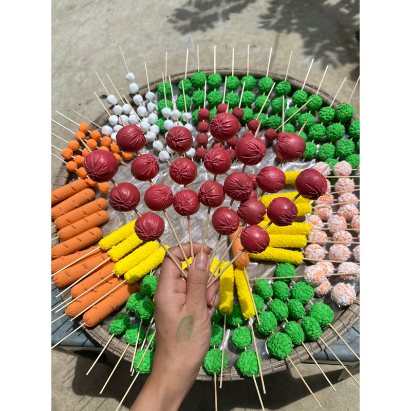 Mô hình xiên que trưng bày - Hồ lô