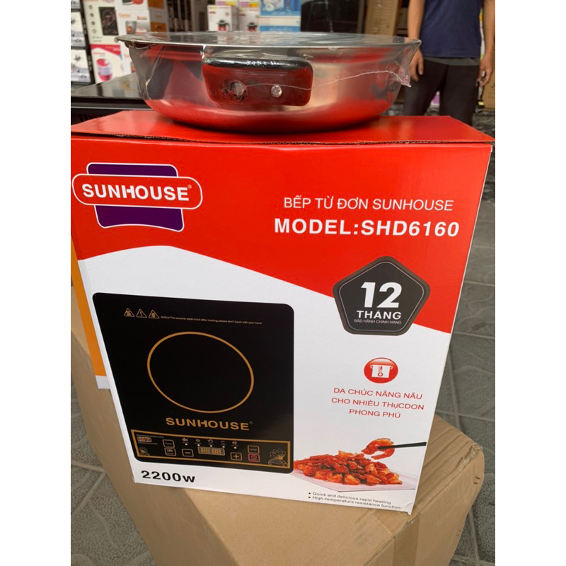 Bếp từ Đơn Sunhouse - CS 2200W - Nấu nhanh, siêu bền