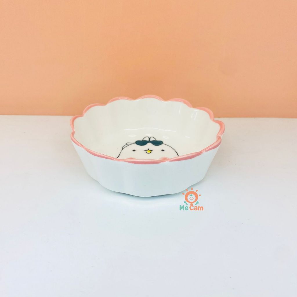 Đĩa tròn mini hình hoa