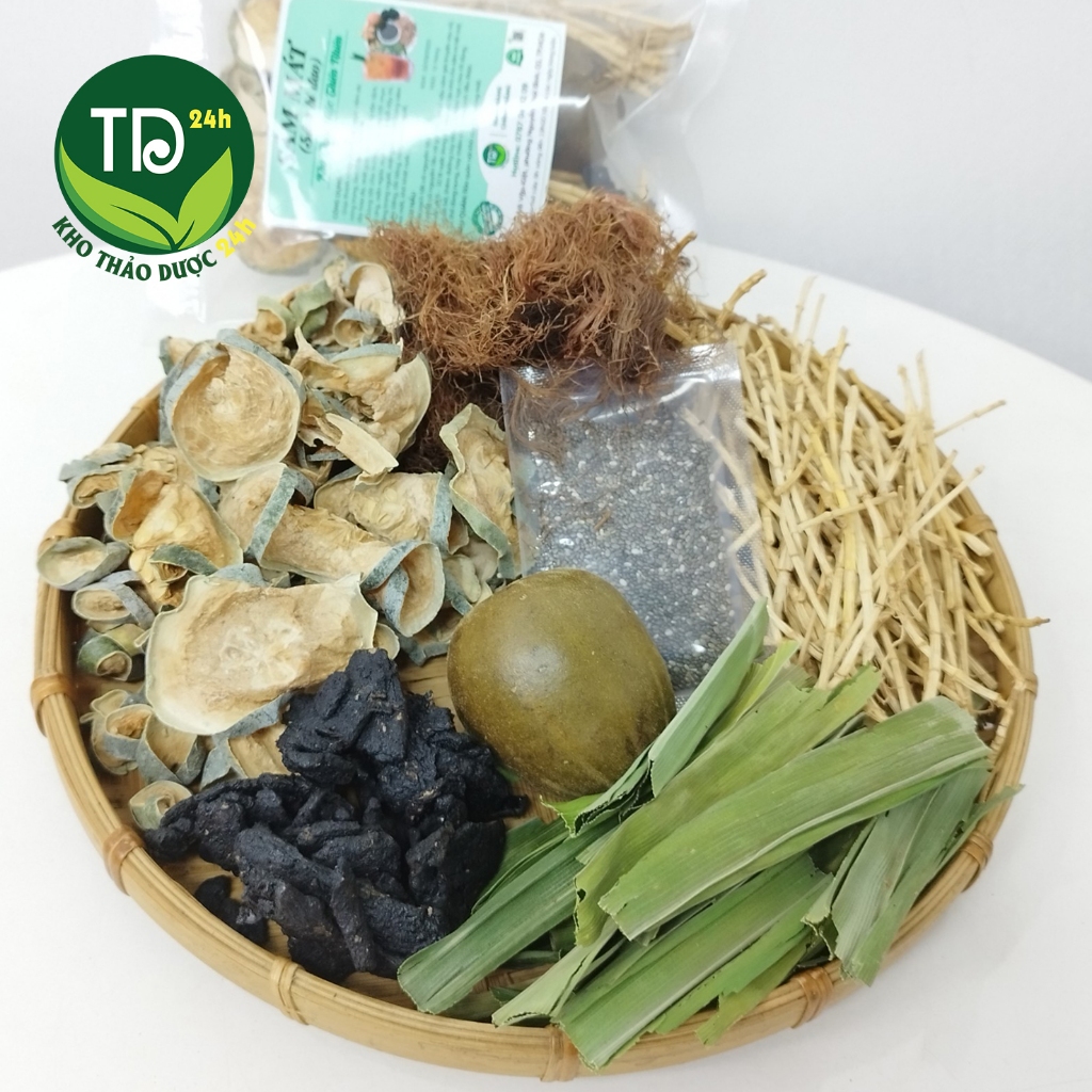 Sâm bí đao, set đủ vị nấu 10 lít nước, tặng kèm hạt chia bên trong, hàng mùa mới, chuyên dùng cho gia đình và hàng quán