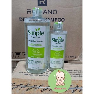 Nước tẩy trang simple 200ml/400ml