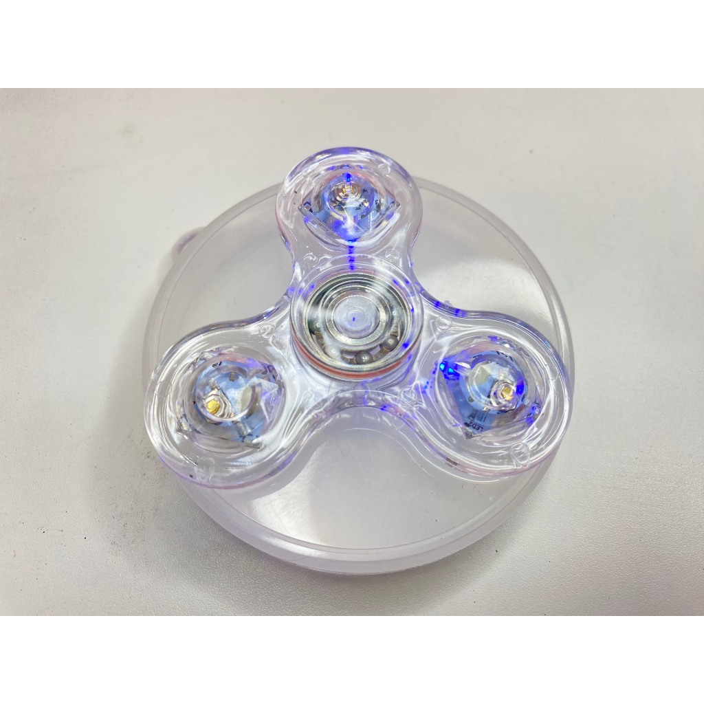 Con Quay Đèn Led Spinner Trong Suốt