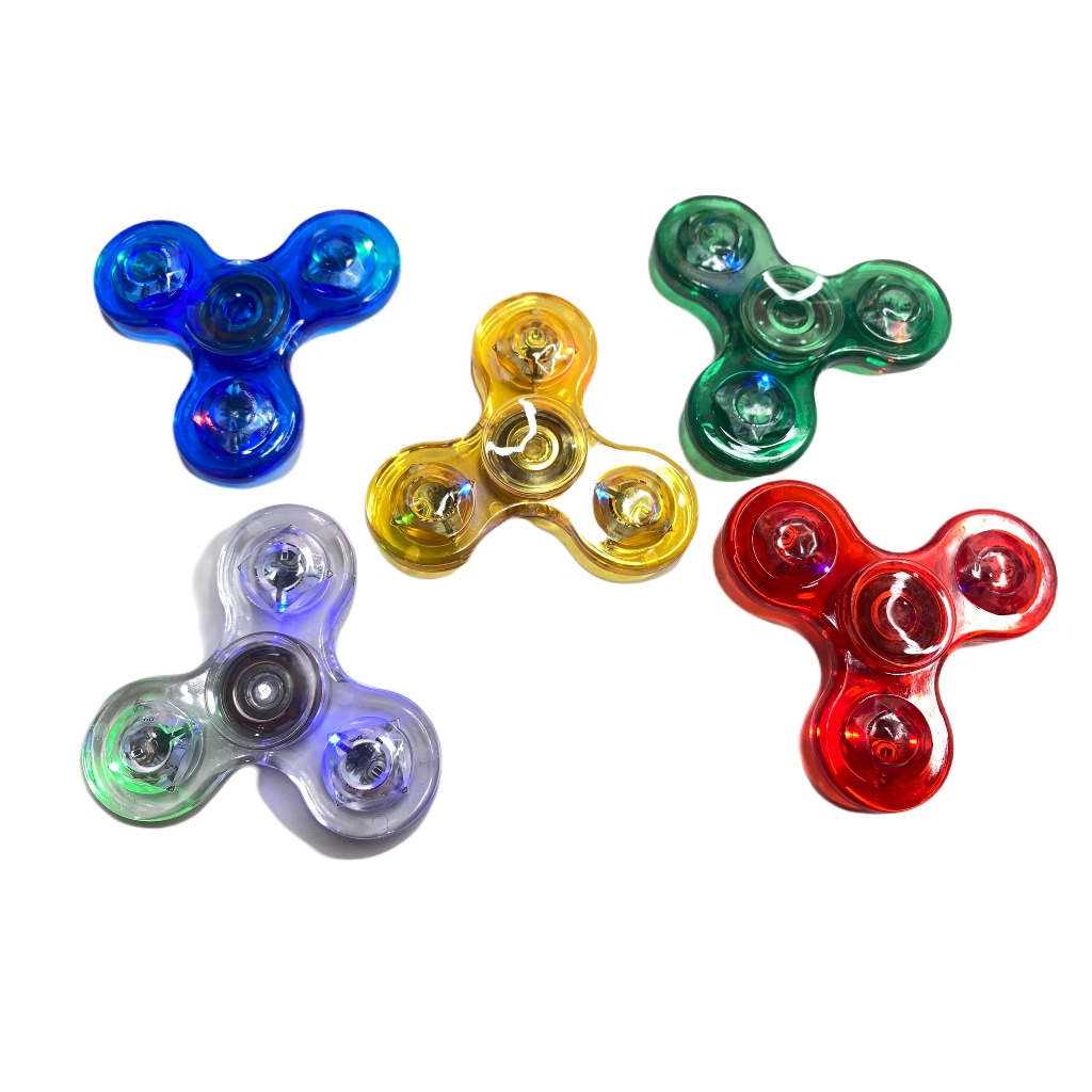 Con Quay Đèn Led Spinner Trong Suốt