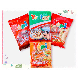 Combo 4 Gói Kẹo Dẻo Yupi Hamburger nhập khẩu Indonesia