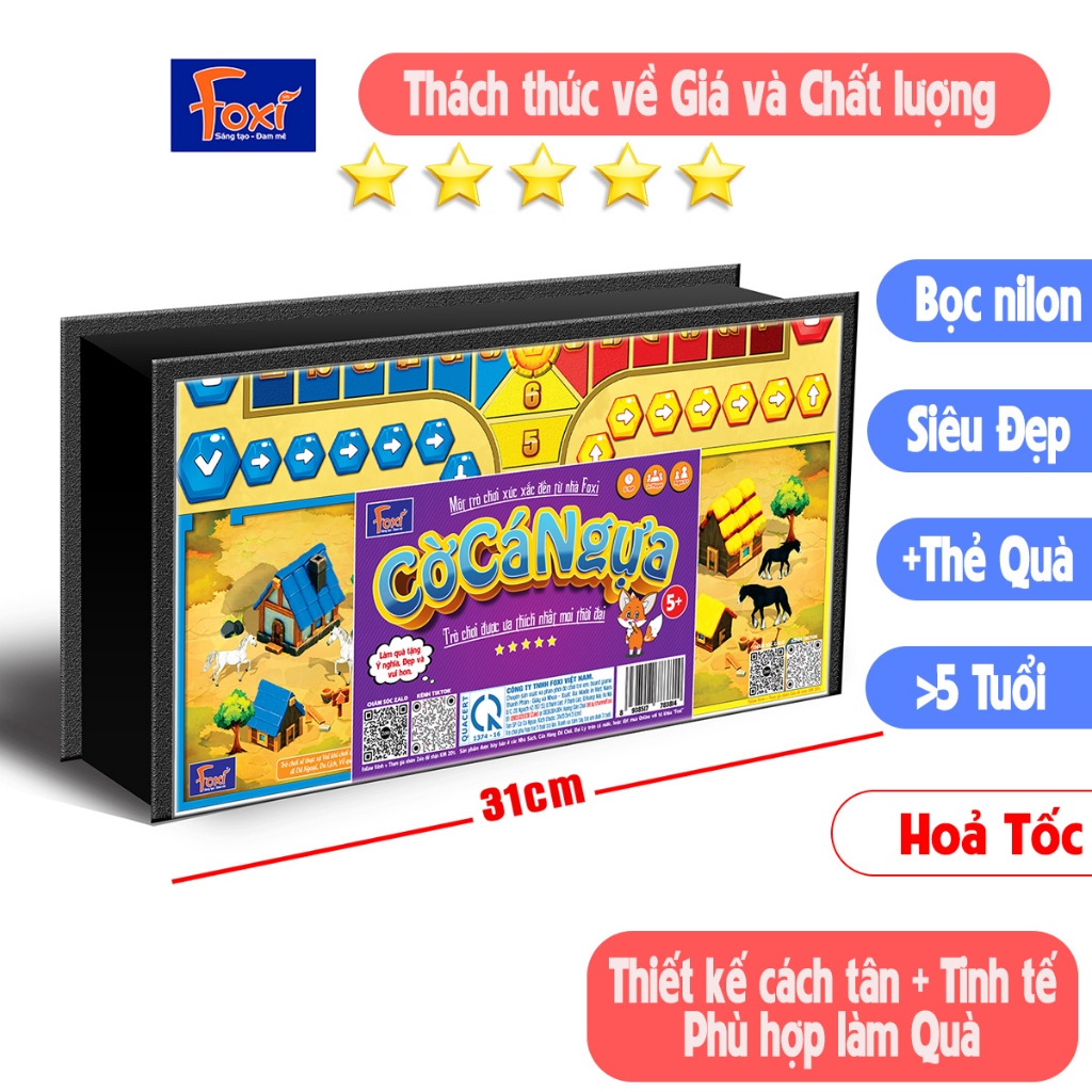 Cờ cá ngựa đại chiến-Foxi-Boardgame-mới lạ-độc đáo-nhiều phiên bản-quà tặng cho bé thích mê-kết nối gia đình